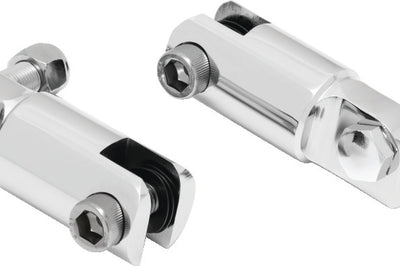 Kuryakyn 2-1/4in Stirrup Heel Rest Extenders Chrome