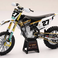 New-ray 1:12 Scale Rockstar Husqvarna Team Fc450 Malcolm Stewart #27 - Apparel Collection