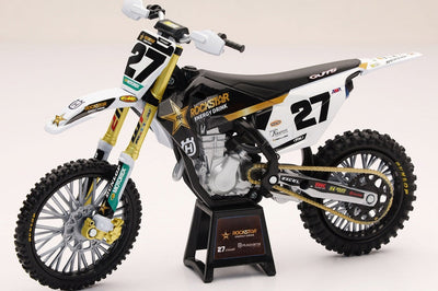 New-ray 1:12 Scale Rockstar Husqvarna Team Fc450 Malcolm Stewart #27 - Apparel Collection