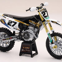 New-ray 1:12 Scale Rockstar Husqvarna Team Fc450 Malcolm Stewart #27 - Apparel Collection