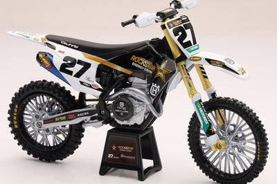 New-ray 1:12 Scale Rockstar Husqvarna Team Fc450 Malcolm Stewart #27 - Apparel Collection