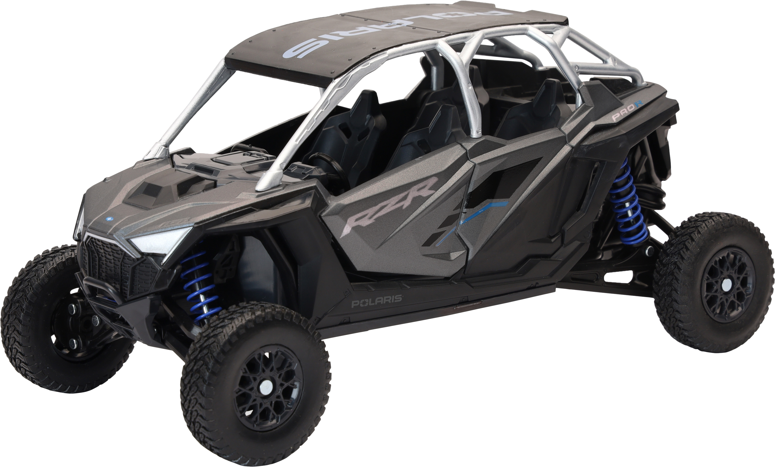 New-ray 1:18 Scale Polaris Rzr Pro R4 Matte Heavy Metal
