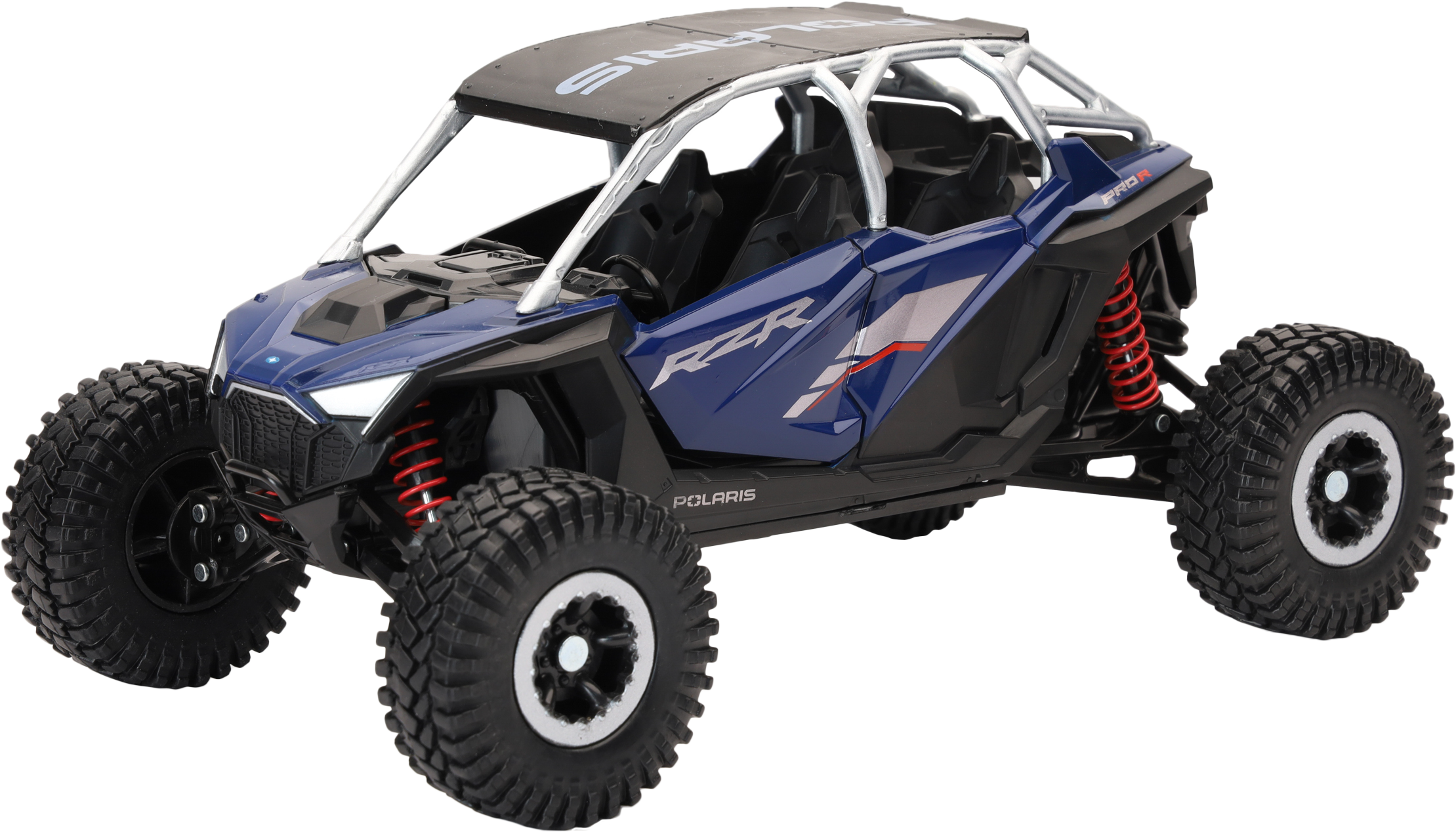 New-ray 1:18 Scale Polaris Rzr Pro R4 Rock Crawler Azure Crystal