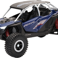 New-ray 1:18 Scale Polaris Rzr Pro R4 Rock Crawler Azure Crystal