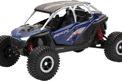 New-ray 1:18 Scale Polaris Rzr Pro R4 Rock Crawler Azure Crystal
