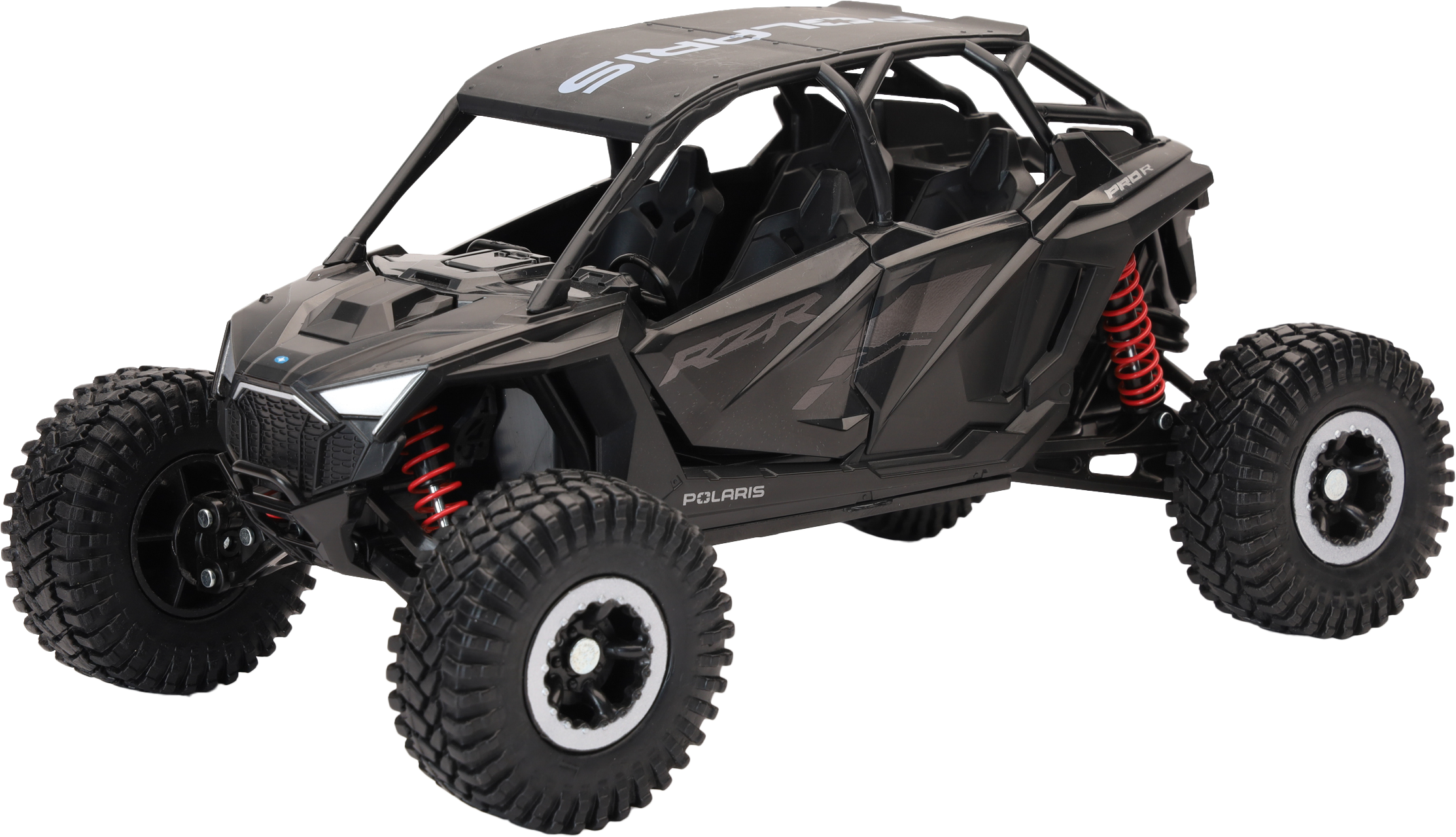 New-ray 1:18 Scale Polaris Rzr Pro R4 Rock Crawler Stealth Black