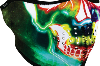 Zan 1/2 Face Mask Electric Skull - Harddrive Products