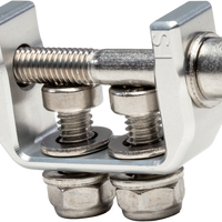 Axia 1.25’’ Square Tube Strap Clamp Chrome - Silver - Offroad Collection