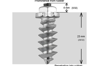 Igrip 1’’-25mm Shoulder Screw Studs Qty 200 - Snowmobile Collection