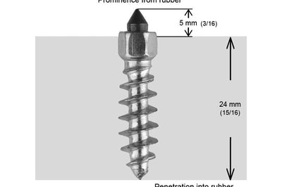 Igrip 1’’-25mm Standard Screw Studs Qty 200 - Snowmobile Collection