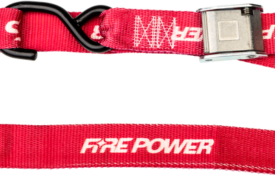 FIRE POWER 1.5’’ Tie Down Soft Red 2/Pk