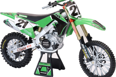 New-ray 1:6 Scale Kawasaki Factory Team Kx450f Jason Anderson #21 - Apparel Collection