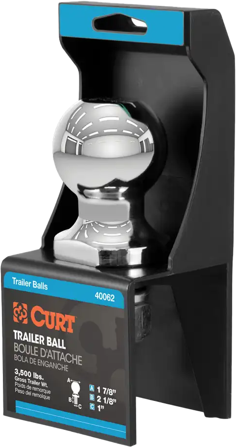 Curt 1 7/8 X 2 1/8 Hitch Ball - Watercraft Collection