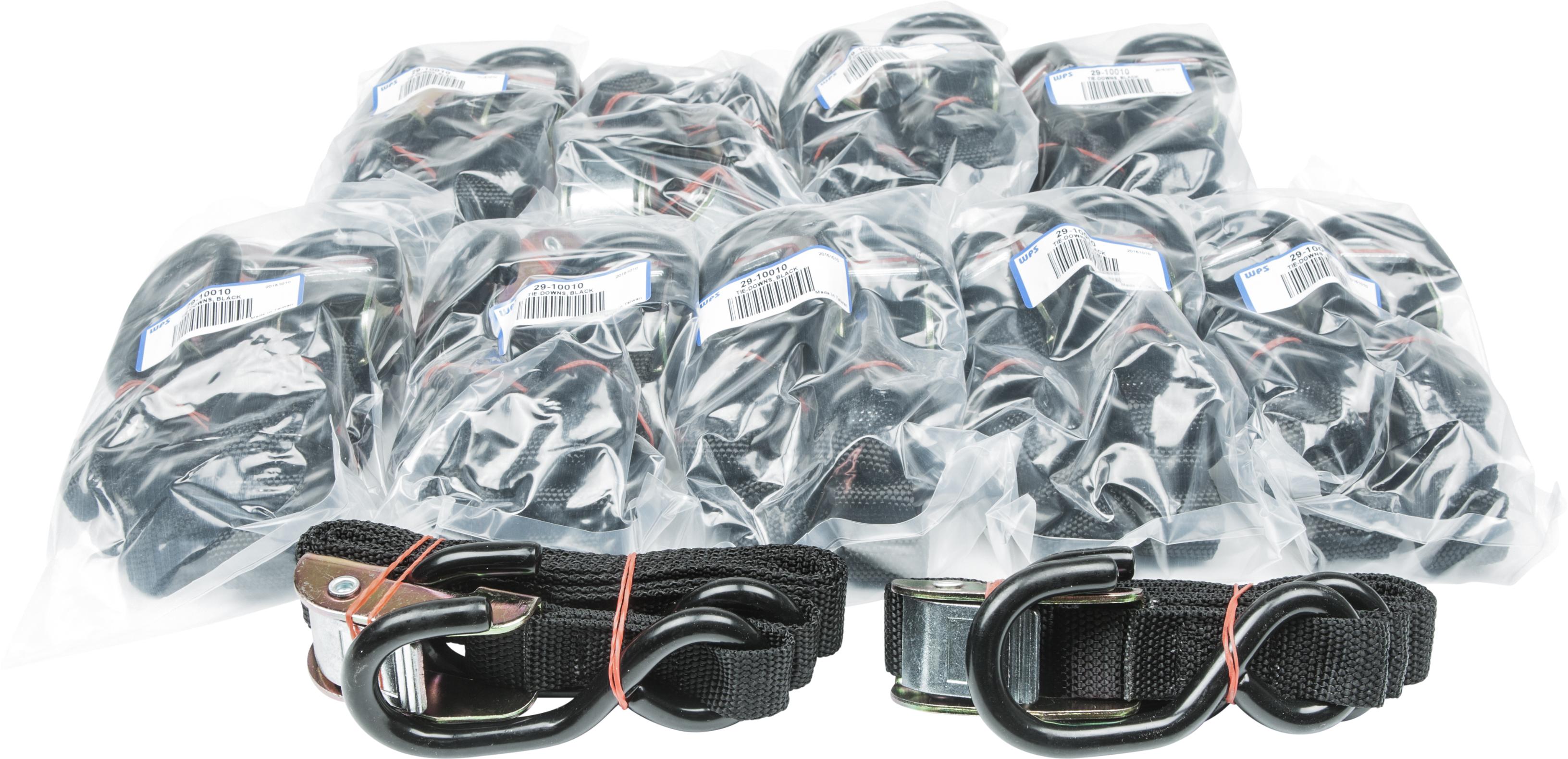 Fire Power 1’’ Tie-down Blue W/soft Tie 2/pk - Black - Street Collection