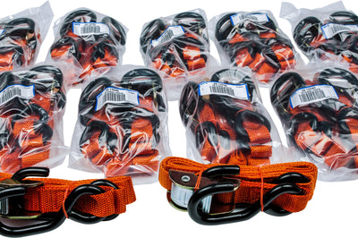 Fire Power 1’’ Tie-down Blue W/soft Tie 2/pk - Orange - Street Collection