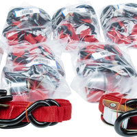 Fire Power 1’’ Tie-down Blue W/soft Tie 2/pk - Black - Street Collection