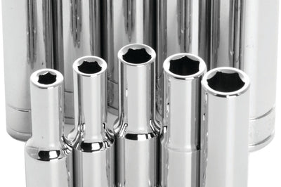 Performance Tool 10 Pc 1/4’’ Met Socket Set Deep - Watercraft Collection