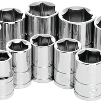 Performance Tool 10 Pc 3/8’’ Met Socket Set Shallow - Watercraft Collection