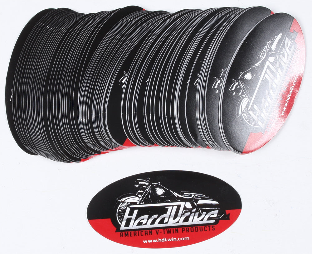 HARDDRIVE 100/Pack Harddrive Oval 4’’ - Graphics/Decals