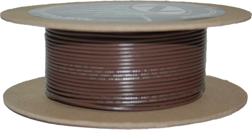 Top Line Wire Namz Custom Cycle - 100' Spool 20-gauge Wire (brown) – Topline ...