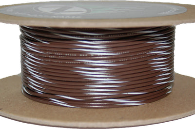 Namz Custom Cycle 100’ Spool 20-gauge Wire (brown/white Stripe) - Watercraft Collection
