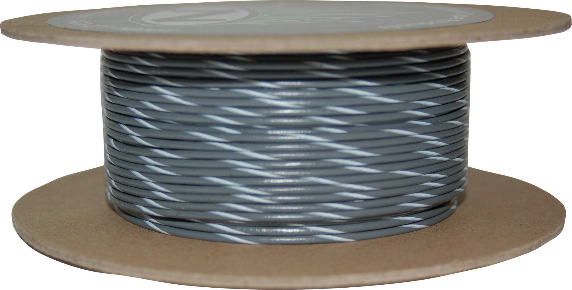 Namz Custom Cycle 100’ Spool 20-gauge Wire (gray/white Stripe) - Watercraft Collection