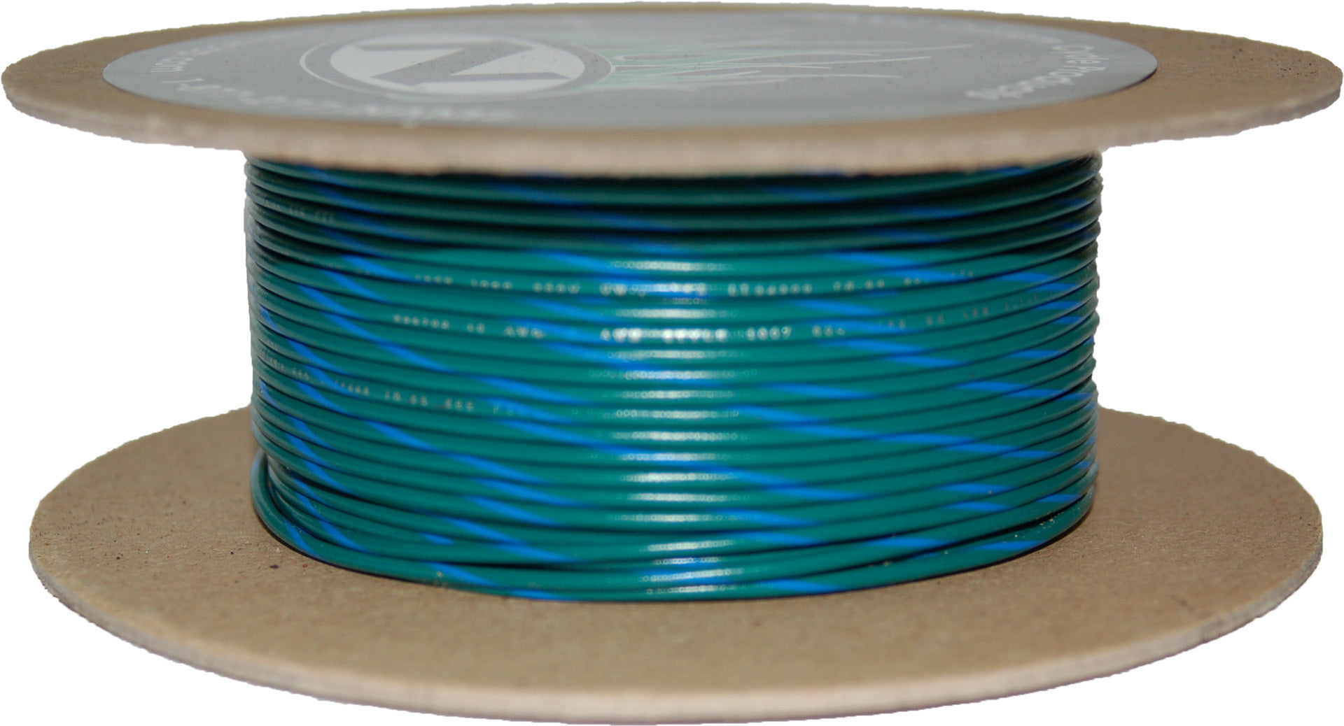 Namz Custom Cycle 100’ Spool 20-gauge Wire (green/blue Stripe) - Watercraft Collection