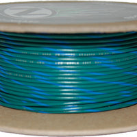 Namz Custom Cycle 100’ Spool 20-gauge Wire (green/blue Stripe) - Watercraft Collection