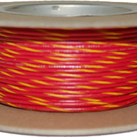 Namz Custom Cycle 100’ Spool 20-gauge Wire (red/yellow Stripe) - Watercraft Collection