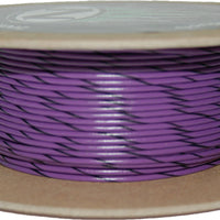 Namz Custom Cycle 100’ Spool 20-gauge Wire (violet/black Stripe) - Watercraft Collection