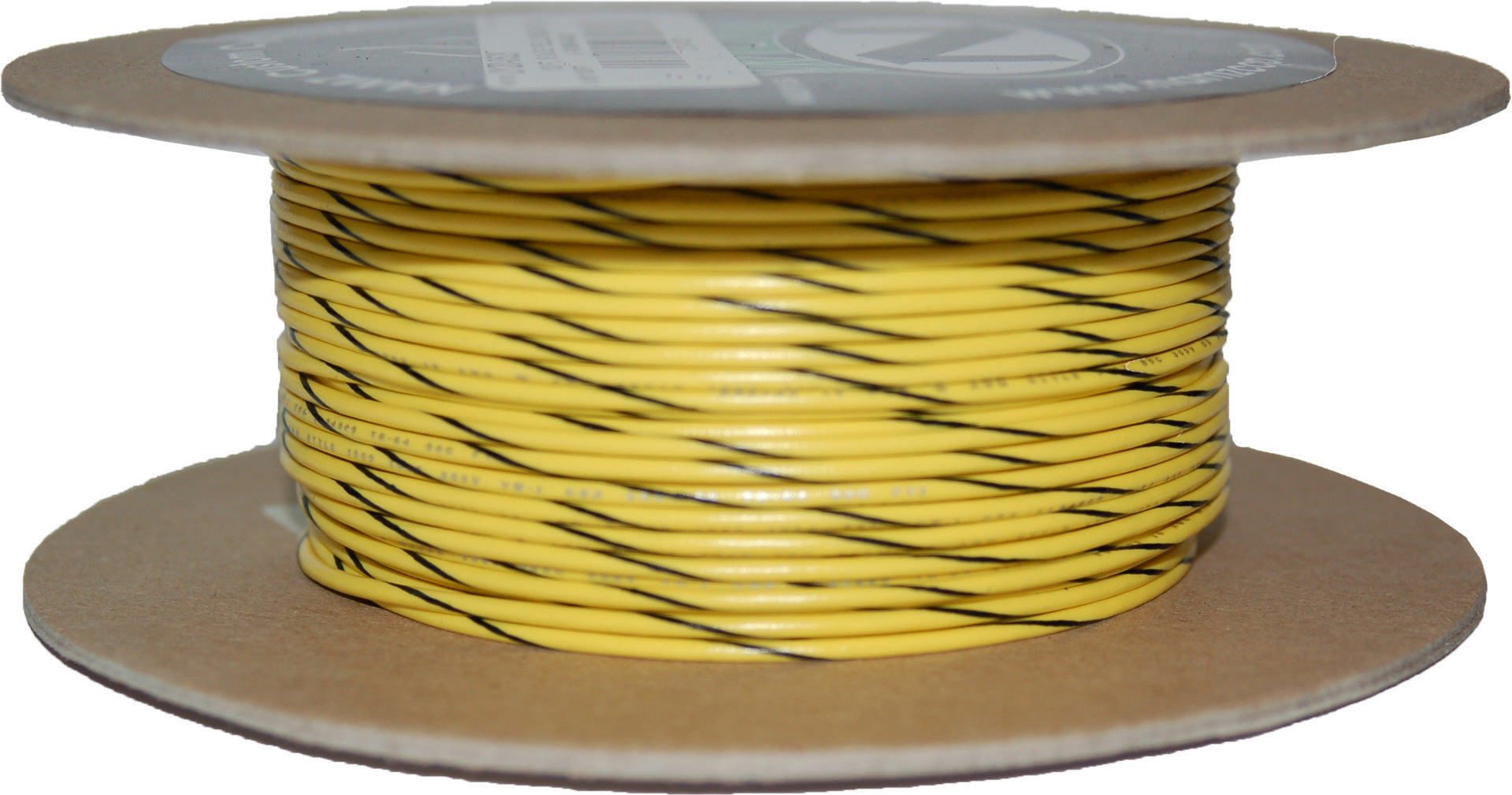Namz Custom Cycle 100’ Spool 20-gauge Wire (yellow/black Stripe) - Watercraft Collection