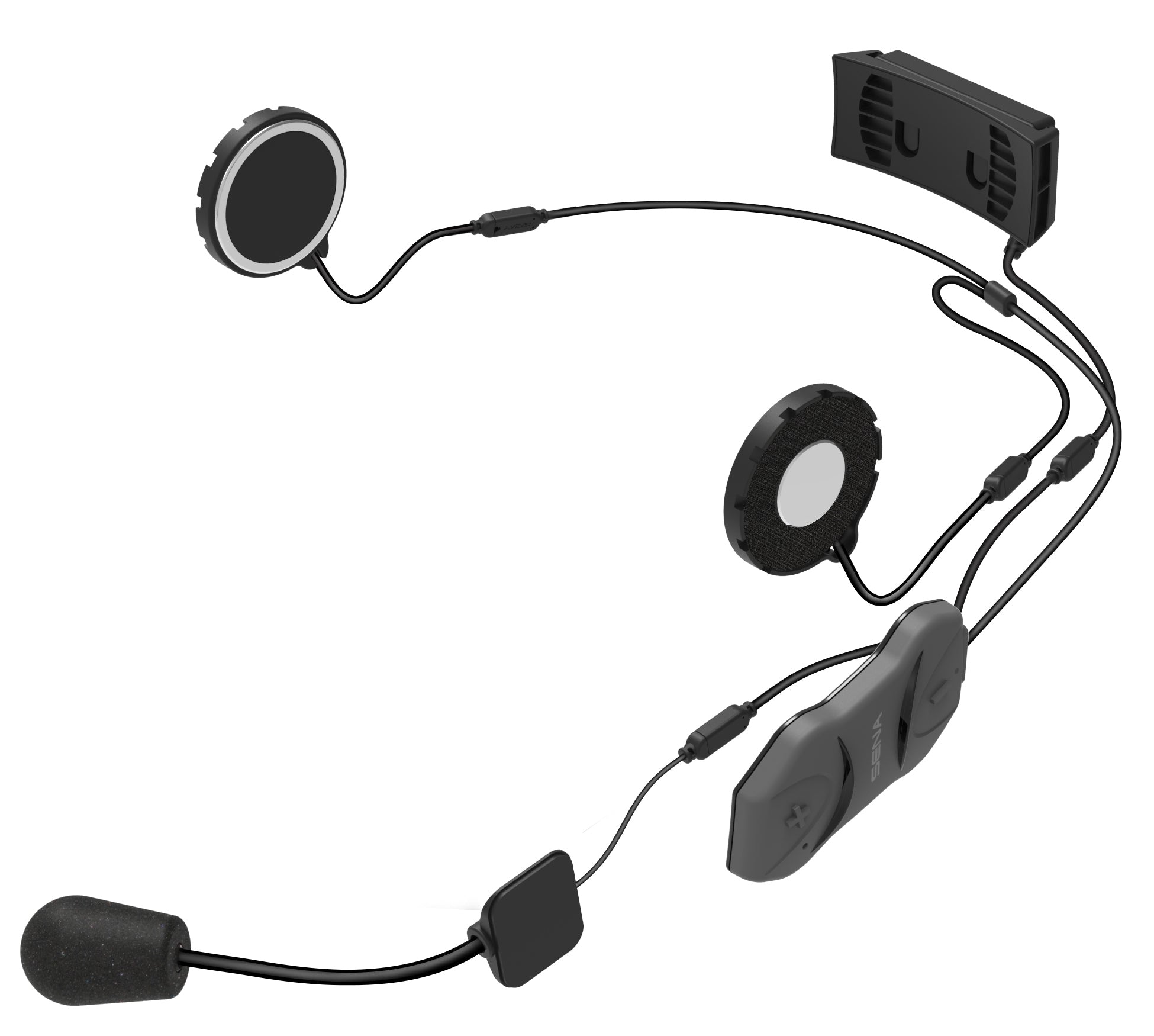Sena 10r Low Profile Headset W/ Intercom Dual - Harddrive Products
