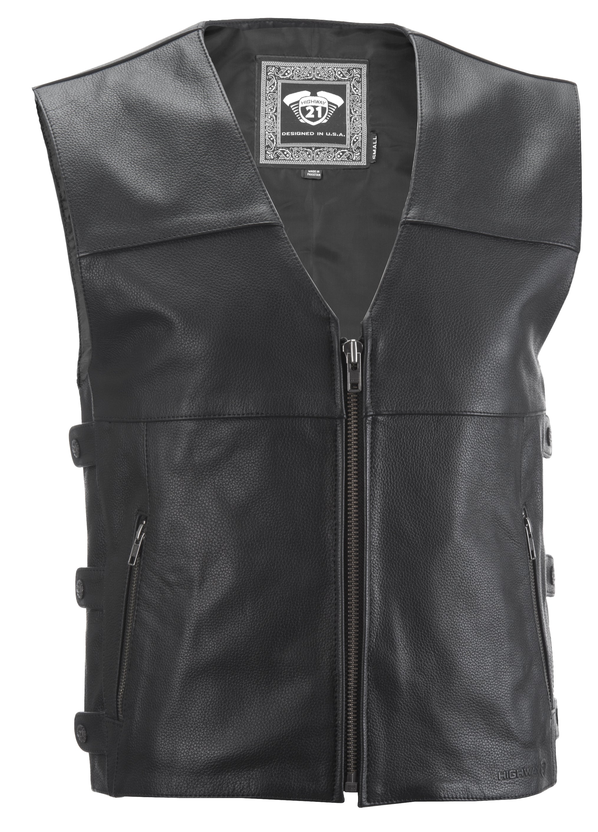 Highway 21 12 Gauge Vest Black Xl - 2X-Large - Harddrive Products