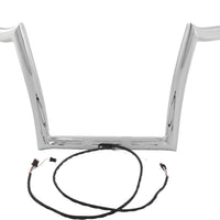 BAGGERNATION 12’’ OEM Monkey Bar Pre Wired Chrome `15 23 Fltr
