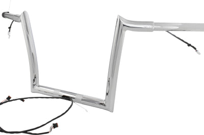 BAGGERNATION 12’’ OEM Monkey Bar Pre Wired Chrome `15 23 Fltr