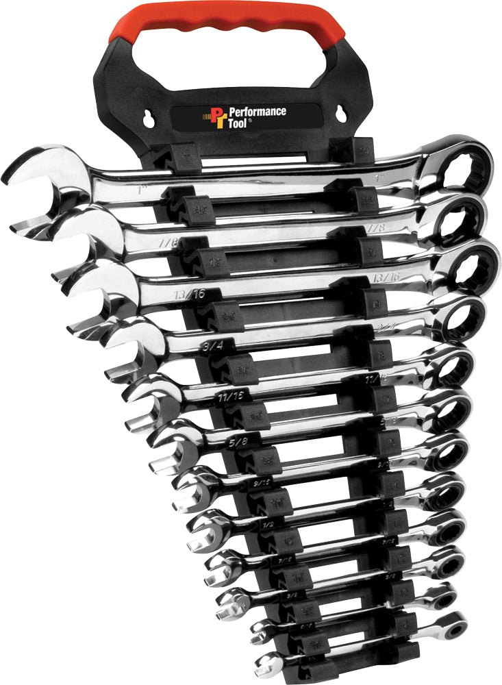 Performance Tool 12 Pc Sae Ratchet Wrench Set - Watercraft Collection