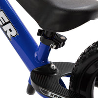 Strider 12 Sport Bike Matte Grey - Blue - Offroad Collection