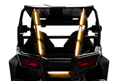 Xk Glow 12’’ Strobe Tube Lights Amber 4pc - Atv Performance Products