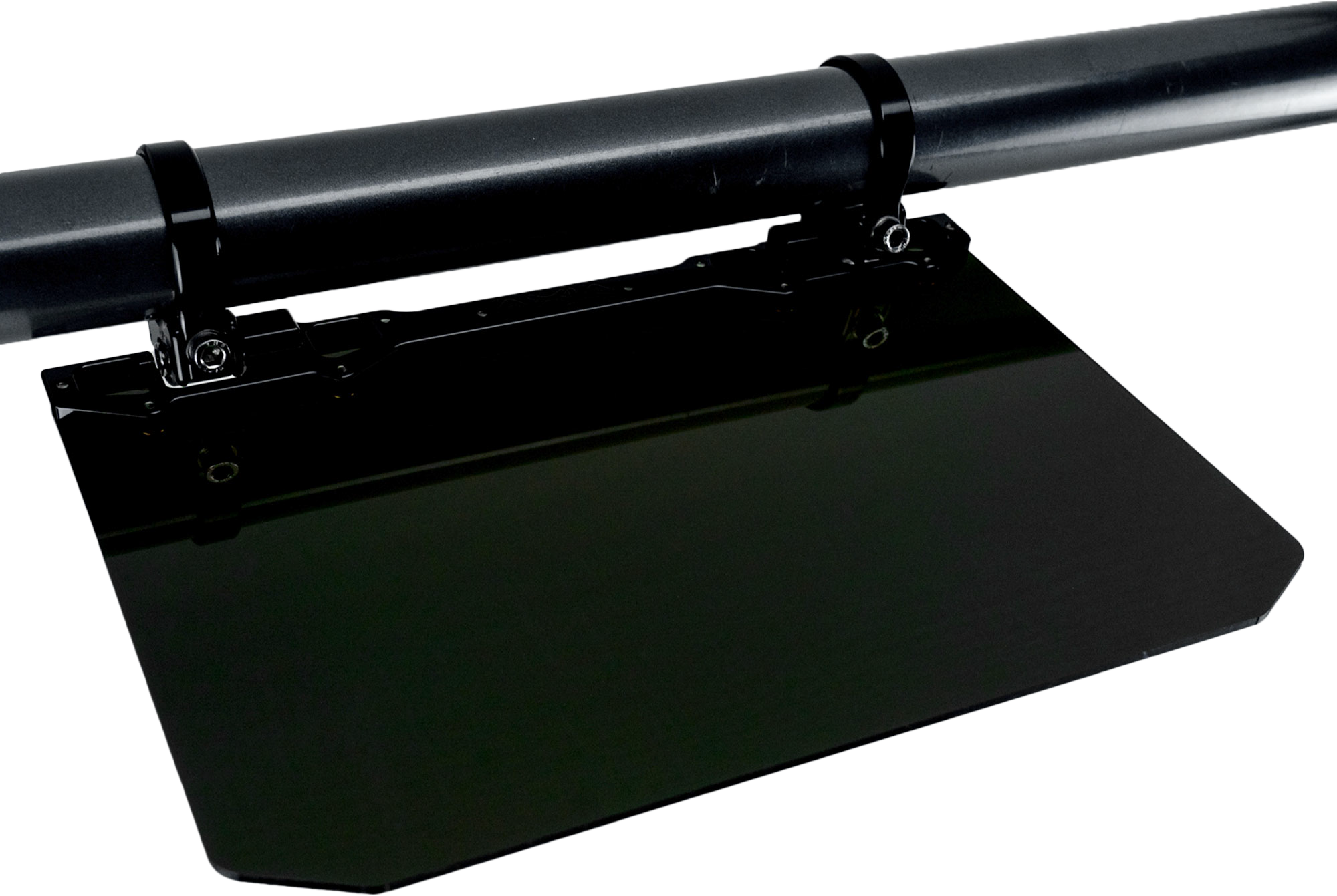 AXIA 12’’ X 8’’ Narrow Mount Sun Viso W/Solid Black Shield - Mounts/Brackets