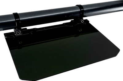 AXIA 12’’ X 8’’ Narrow Mount Sun Viso W/Solid Black Shield - Mounts/Brackets