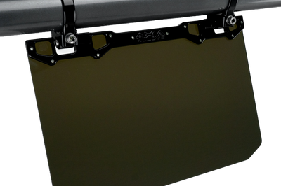 AXIA 12’’ X 8’’ Narrow Mount Sun Viso W/Tinted Shield Black - Mounts/Brackets