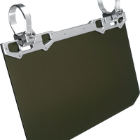 AXIA 12’’ X 8’’ Narrow Mount Sun Viso W/Tinted Shield Silver - Mounts/Brackets