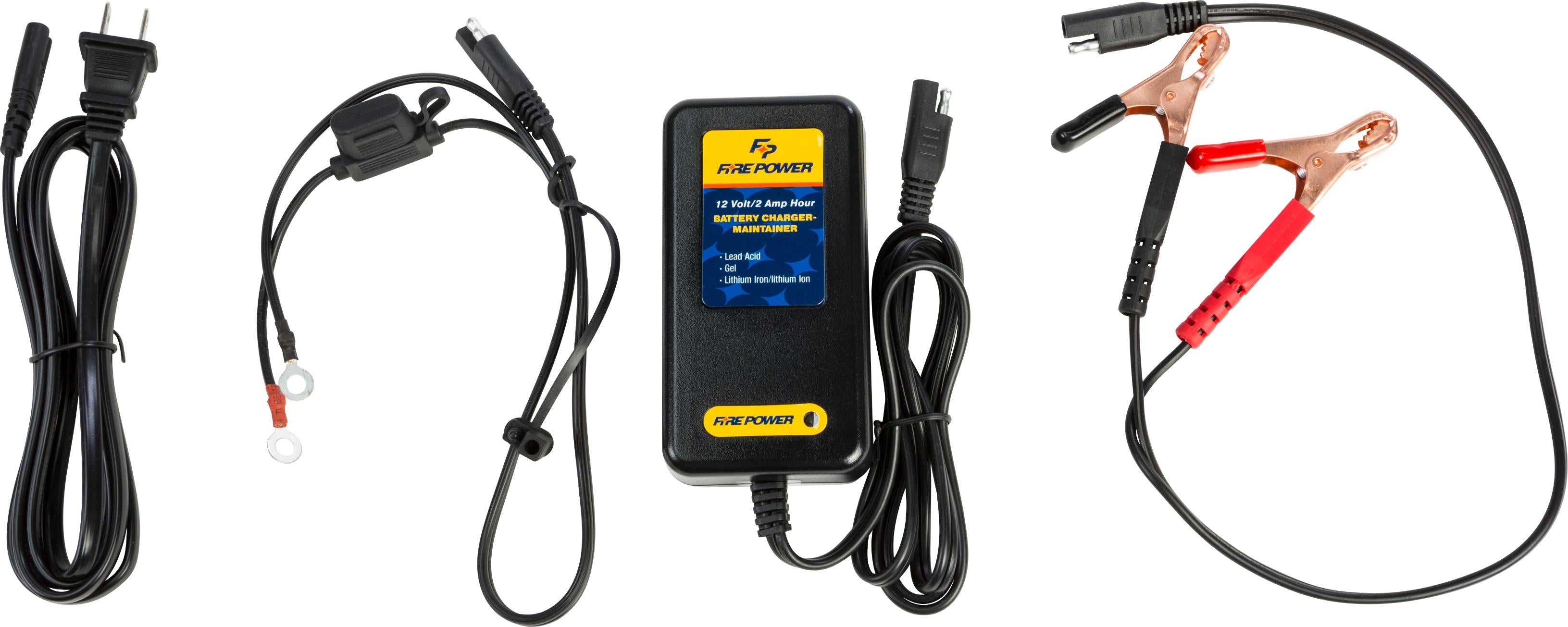 Fire Power 12v / 2 Amp Battery Charger - Watercraft Collection
