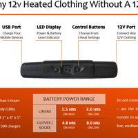 CALIFORNIA HEAT 12v Battery (7000 Mah)