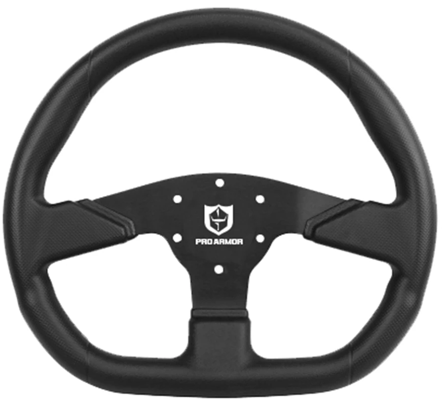 Pro Armor 13.75 Top Marker Extreme Weather Steering Wheel Red - Black - Atv Performance Products
