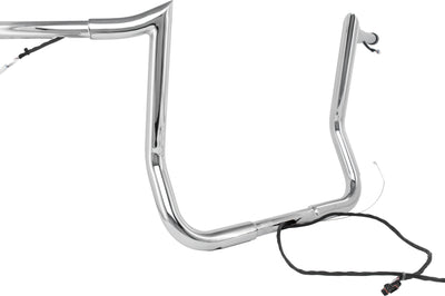 BAGGERNATION 14’’ Monkey Bagger Bar Prewired Chrome `14 23 Flh/Flt