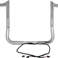 BAGGERNATION 14’’ Monkey Bagger Bar Prewired Chrome `14 23 Flh/Flt