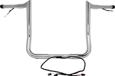 BAGGERNATION 14’’ Monkey Bagger Bar Prewired Chrome `14 23 Flh/Flt