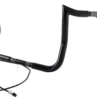BAGGERNATION 14’’ Monkey Bagger Bar Prewired Satin Black `14 23 Flh/Flt