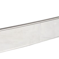 Axia 17’’ Wide Panoramic Rearview Mirror Chrome W/ 0.5’’ Arms - Black - Atv Performance Products